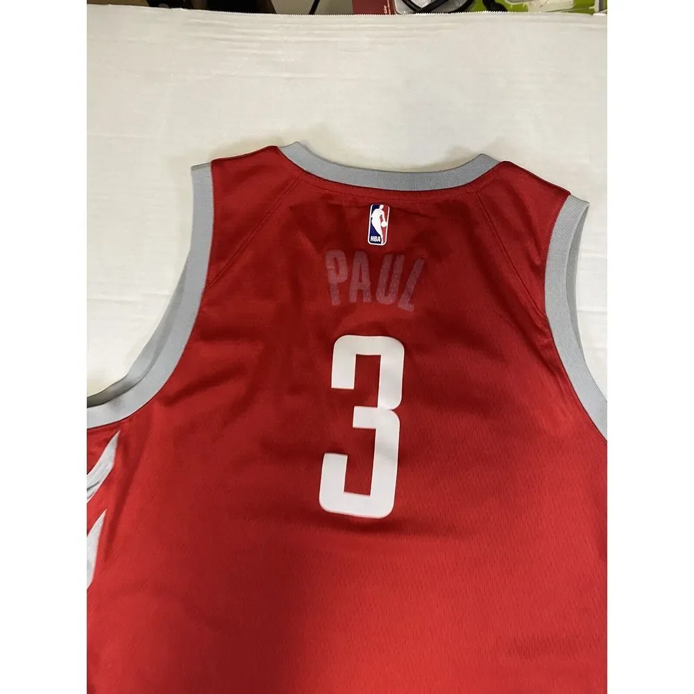 Nike Houston Rockets Chris Paul #3 NBA Basketball Jersey Mens Size XL‎ Red - Picture 12 of 16